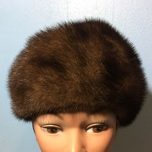 Vintage Fur Mink Hat